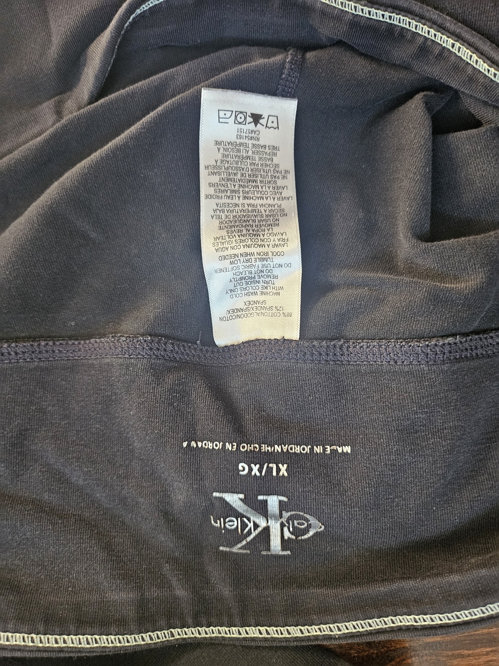 Calvin Klein Black Womens Active Leggings with Side Logo - Picture 3 of 3